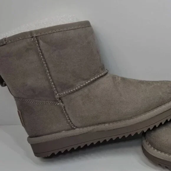 Balabala Velvet Warm Cotton Kids Short Boots Unisex EU 30 Grey EY - Picture 5 of 6